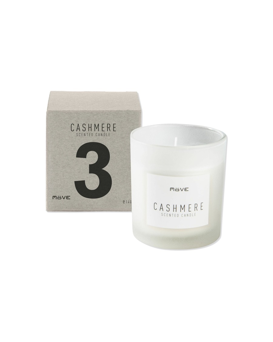 Möve Duftkerze Essentials Ø 8 x 9 cm , cashmere 140 g Hellbraun