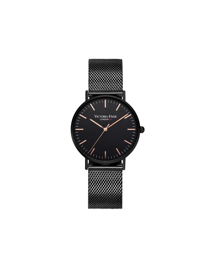 Victoria Hyde London Southfields Classic Schwarz Rosegold - Mesh Herren