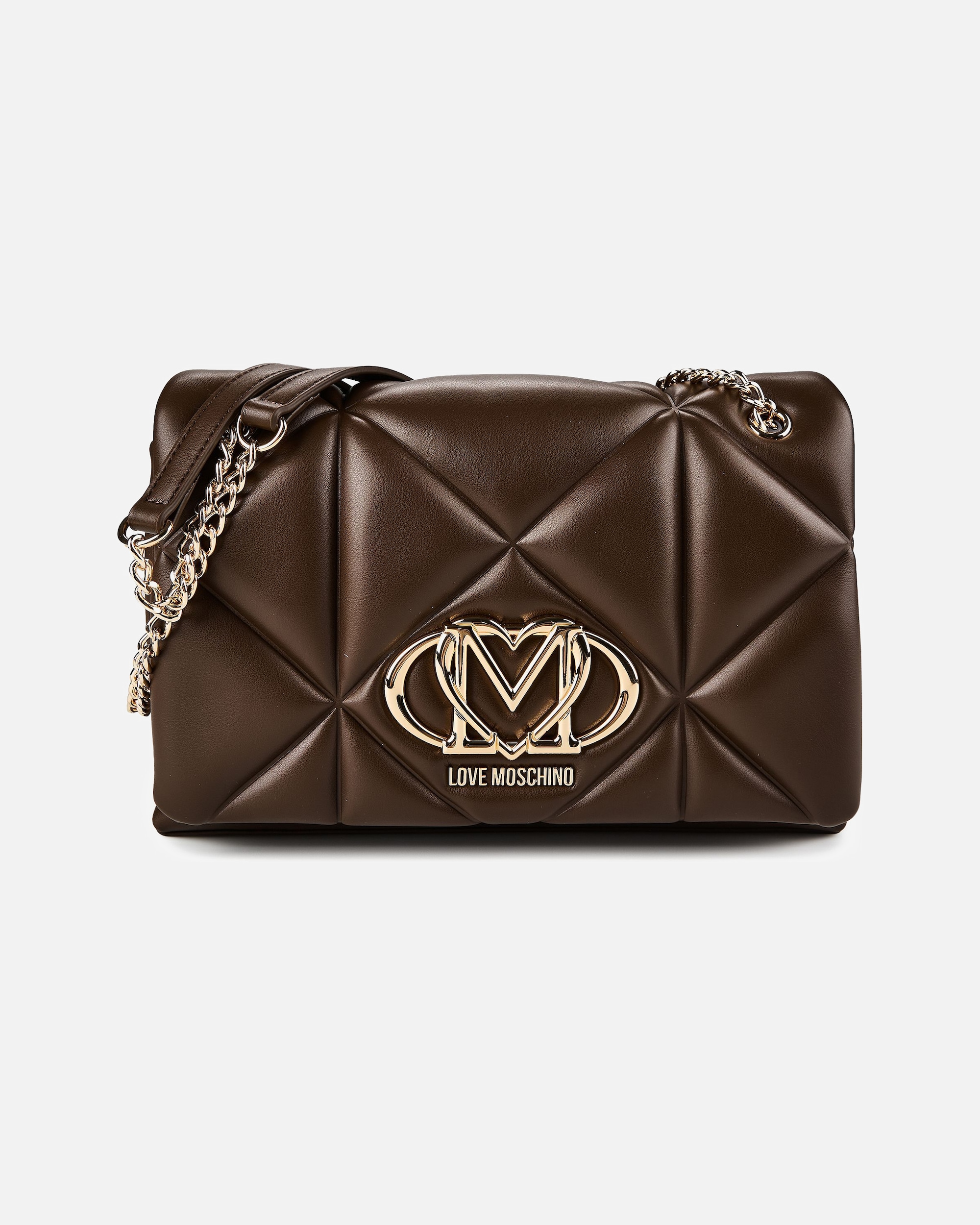 Tasche für Weiblich Love Moschino Schultertasche marrone