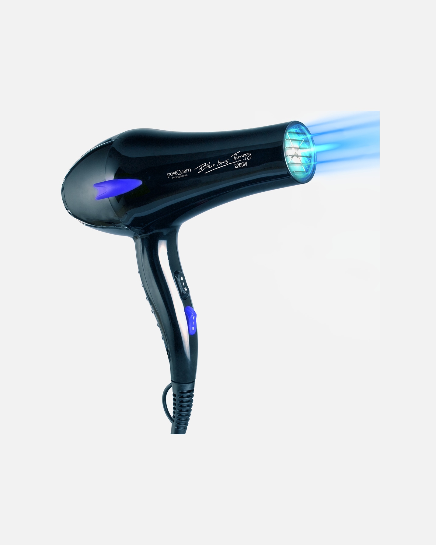Haartrockner für Unisex Postquam HAARTROCKNER BLUE IONS THERAPY 2200W 1 pieza