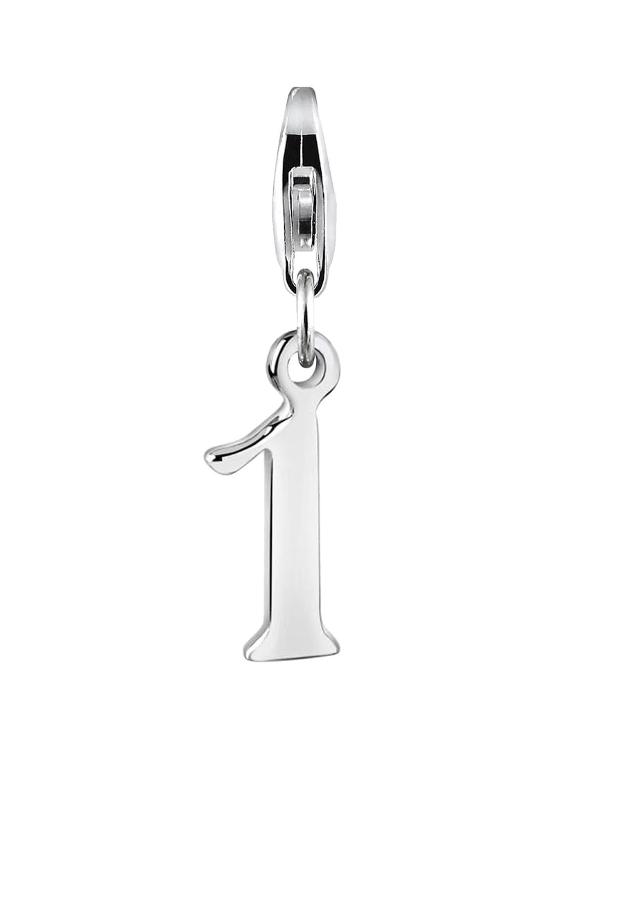 Nenalina Anhänger Zahl 1 Geburtstag Talisman 925 Silber Damen