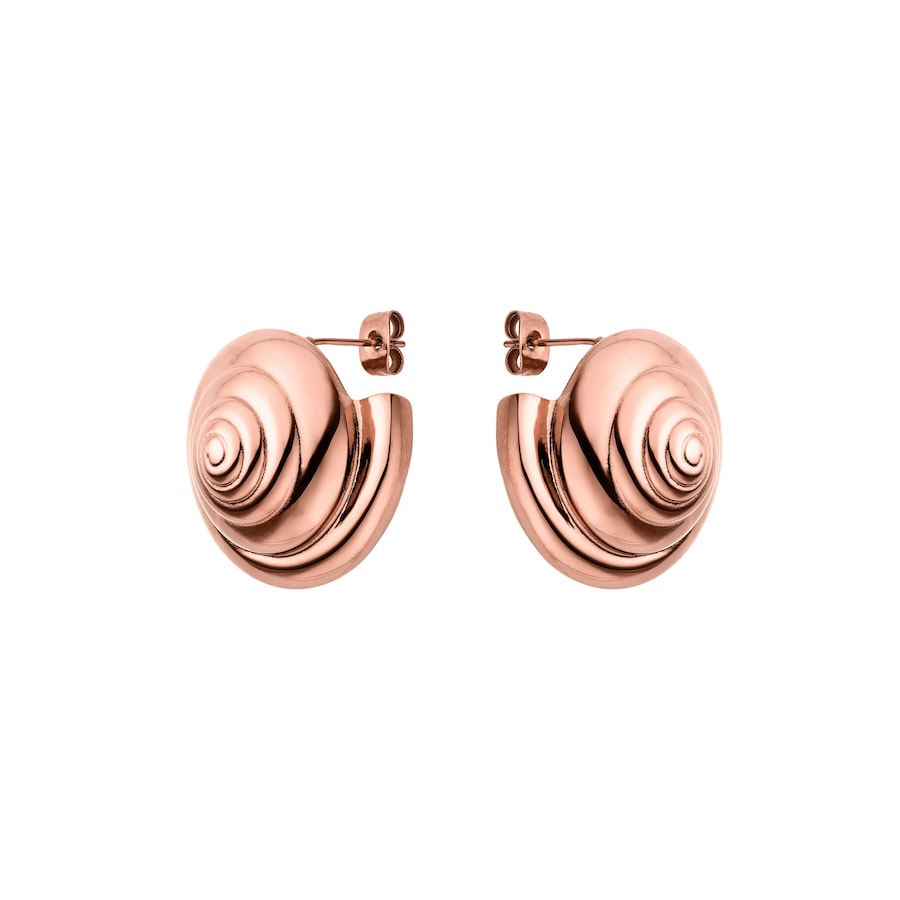 Purelei Nautical Big Ohrringe 100% Edelstahl Rosegold Hellbraun Damen