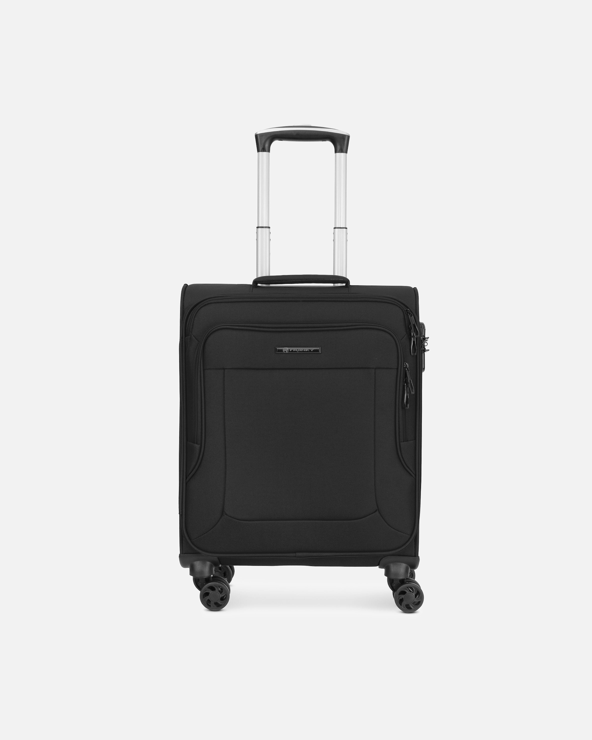 Handgepäckkoffer für Männlich Franky Melbourne 3.0 4-Rollen Kabinentrolley 55 cm black