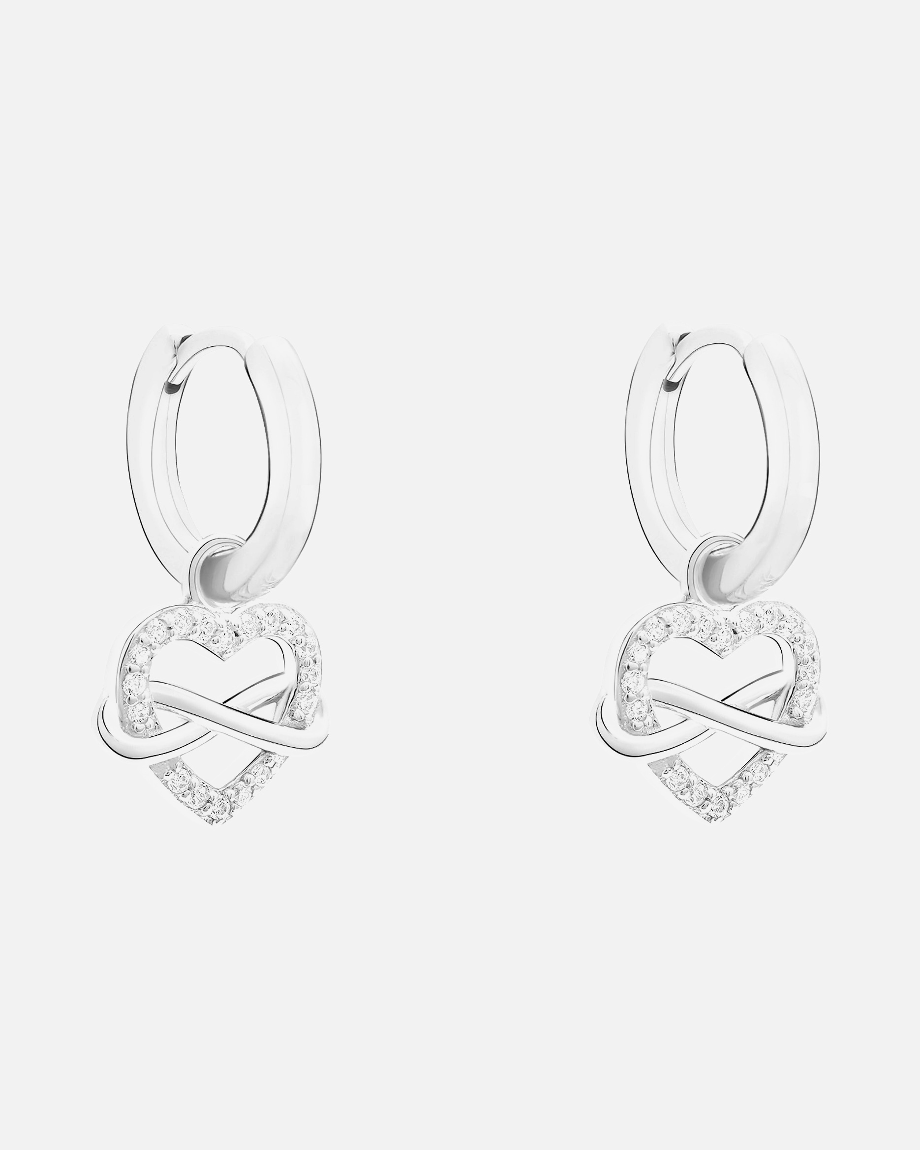 Ohrringe für Weiblich s.Oliver Creolen-Anhänger 925er Silber silber