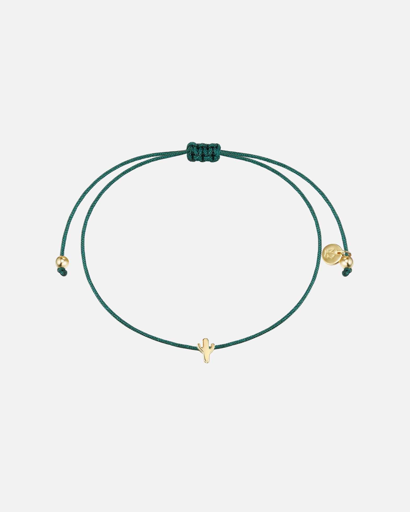 Armband für Weiblich Glanzstücke München Armband Kaktus Sterling Silber in Gelbgold 15,0 - 22,0 cm, flexibel einstellbar