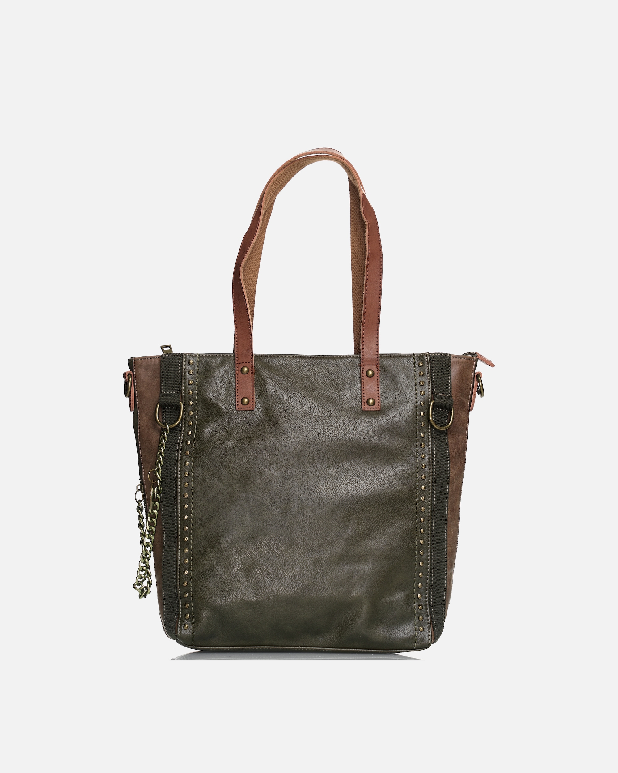 Shopper für Unisex HARPA Shopper mit dekorativer Kette braun