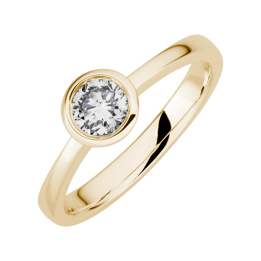 Lyomi Ring 585/- Gold Diamant Lab Grown weiß 0,50ct. 052 (16,6) Damen