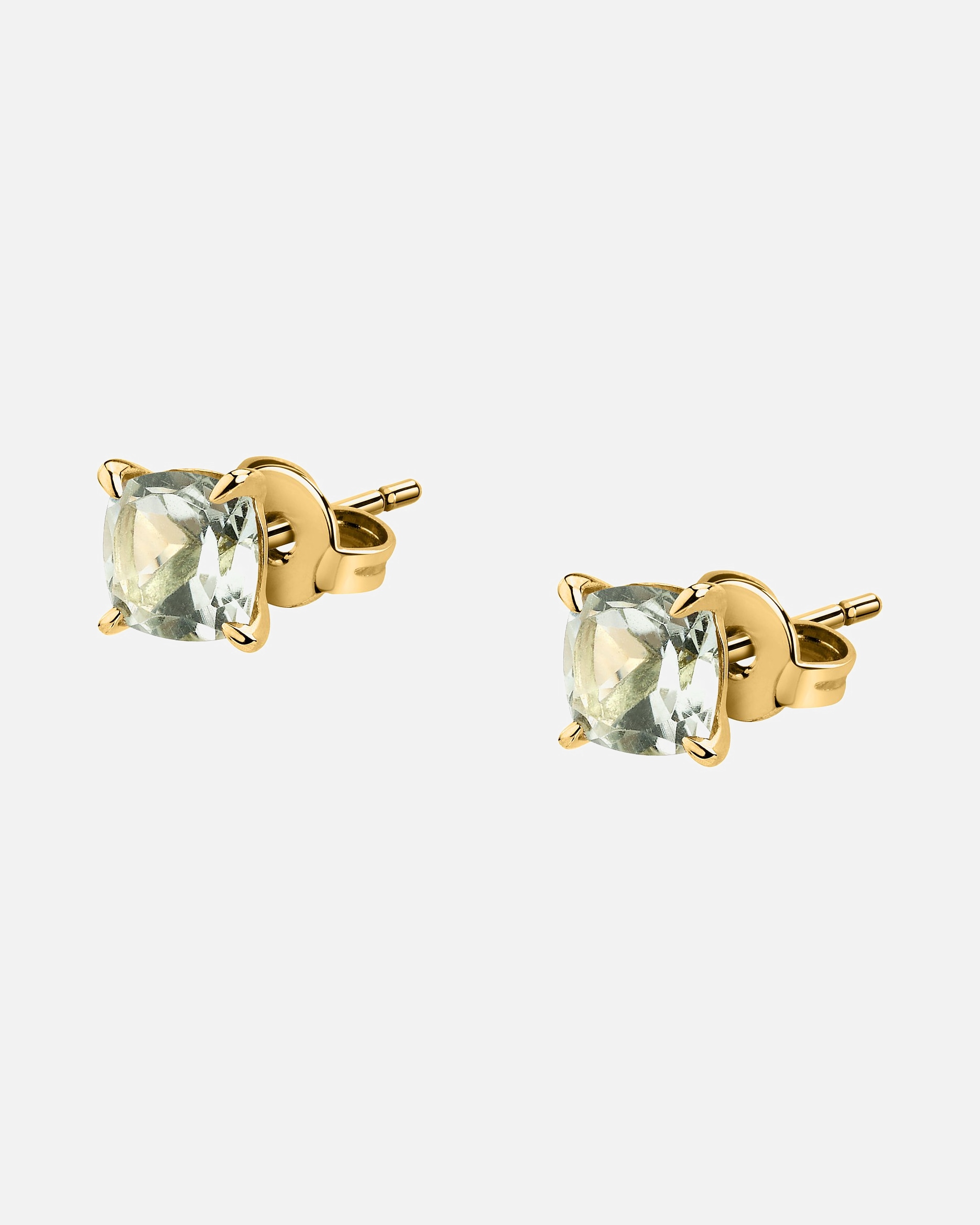 Ohrringe für Weiblich CHRIST Ohrstecker 585er Weißgold gelbgold, hellgrün