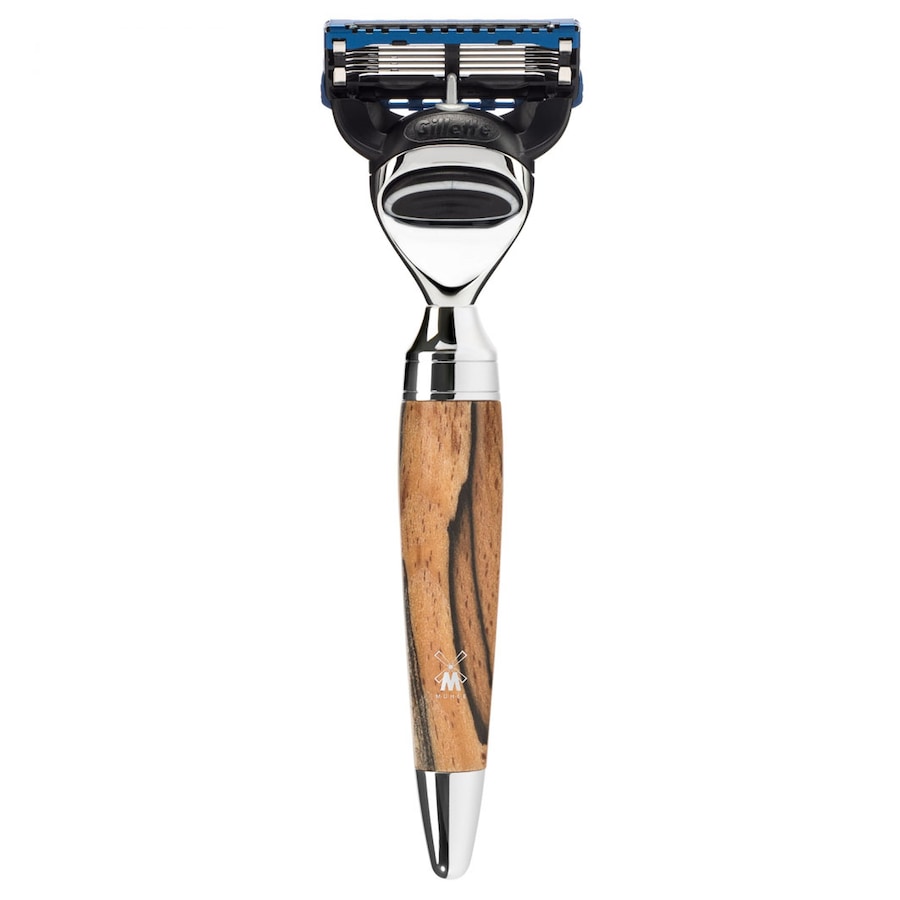 Mühle Stylo 5-Klingen-Rasierer, Gillette Fusion , Griff Gestockte Buche Herren
