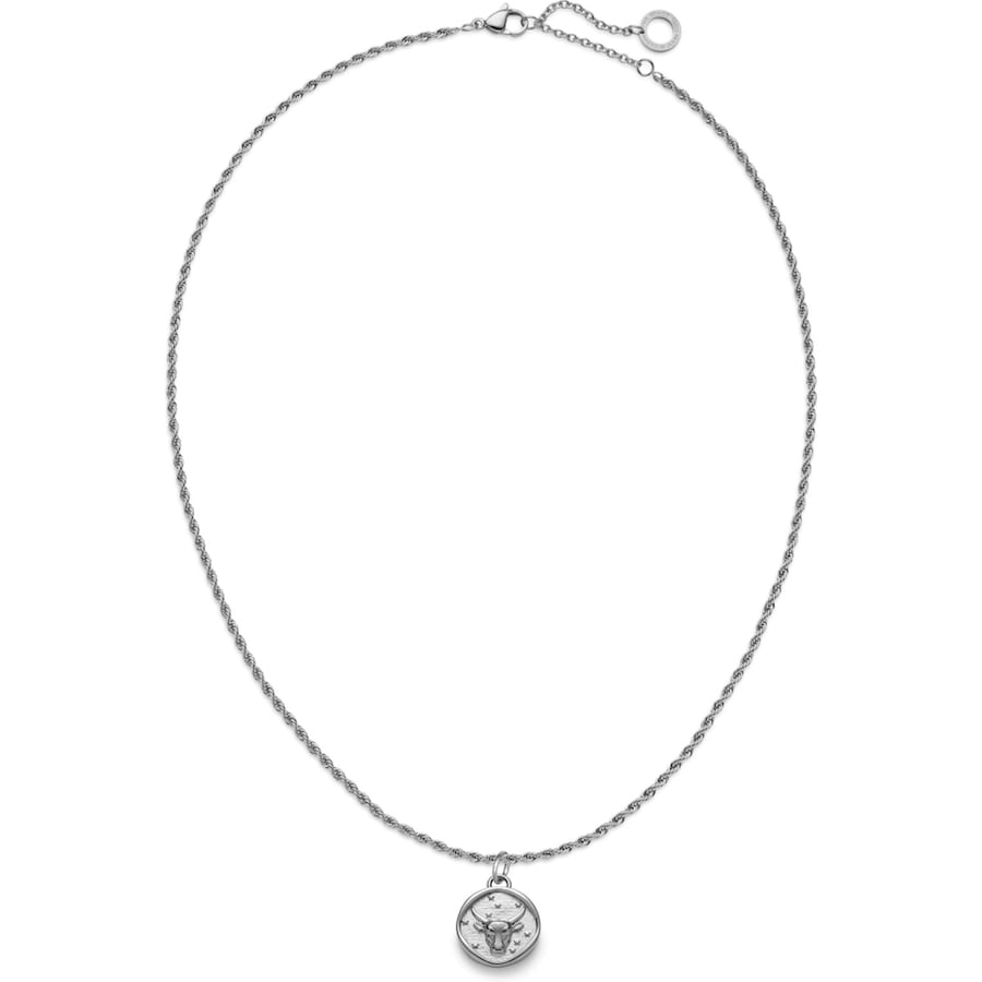 Paul Hewitt Kette Edelstahl, recycelt silber, Stier Damen