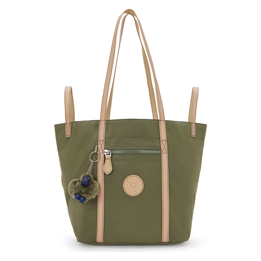 Kipling Ona ++ Shopper cotton khaki Petrol Damen