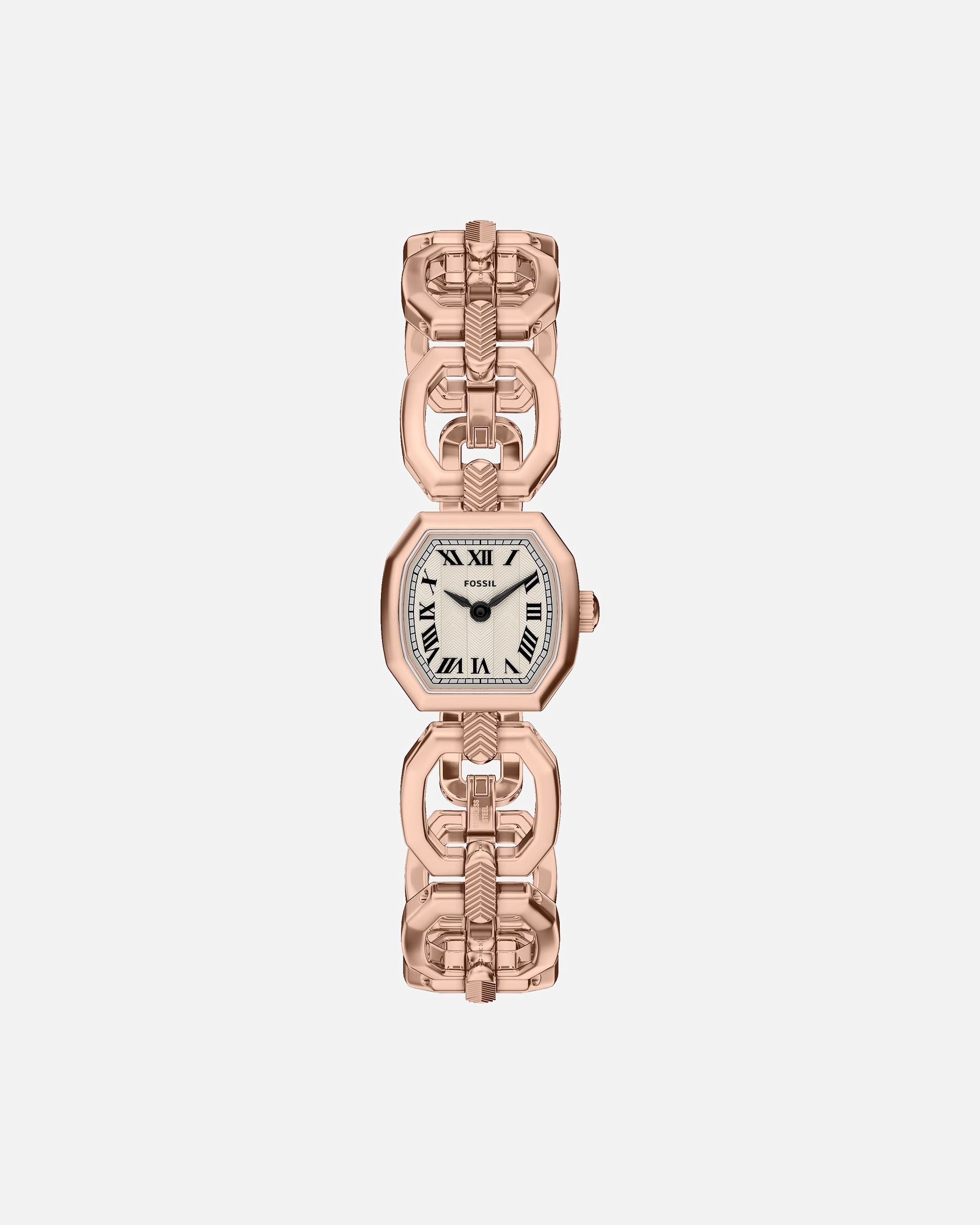 Uhr für Weiblich Fossil Damenuhr Edelstahl roségold