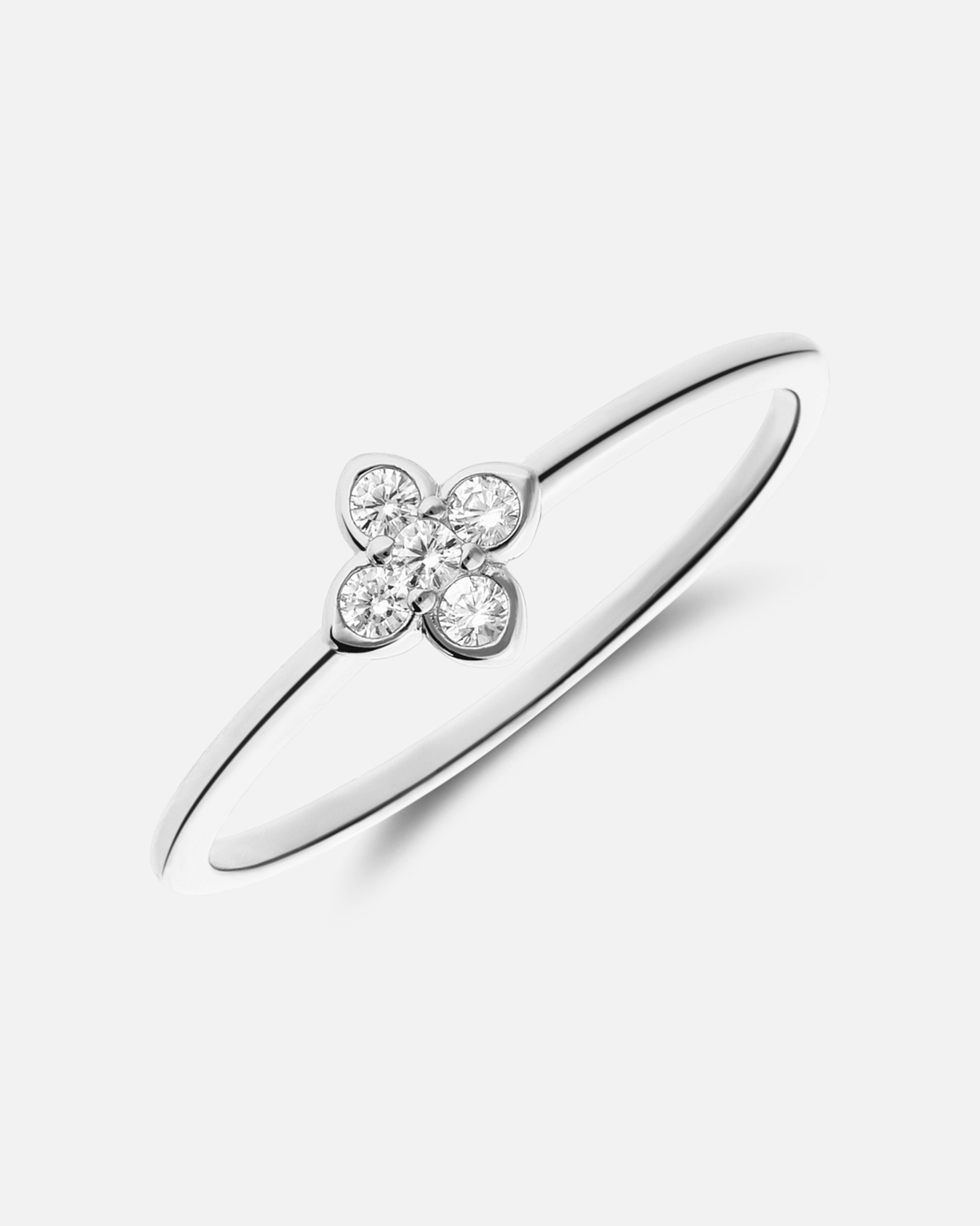 Ring für Weiblich Lucardi Ring 925 Silber - Silberfarbig Silber - 60mm