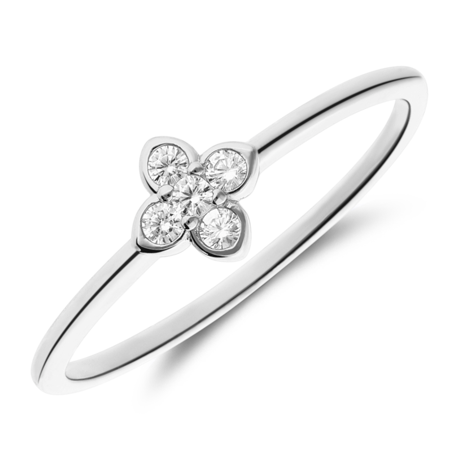 Lucardi Ring 925 Silber - Silberfarbig 49mm Damen