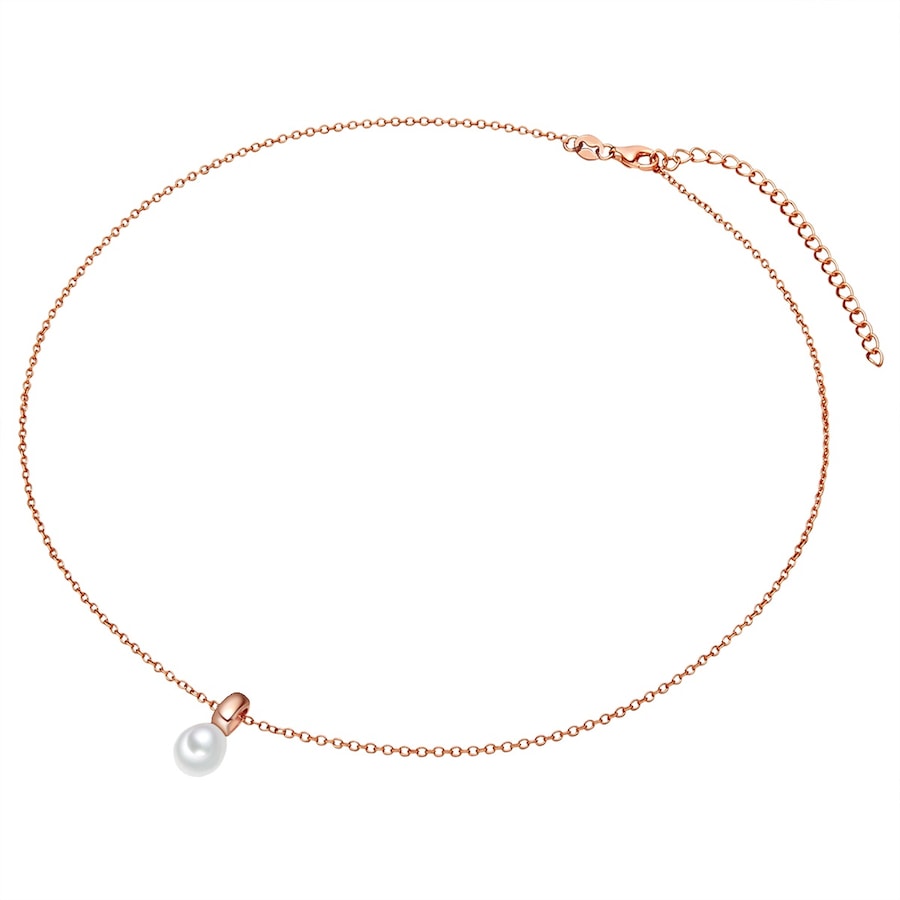 Valero Pearls Kette 925er Silber roségold Damen
