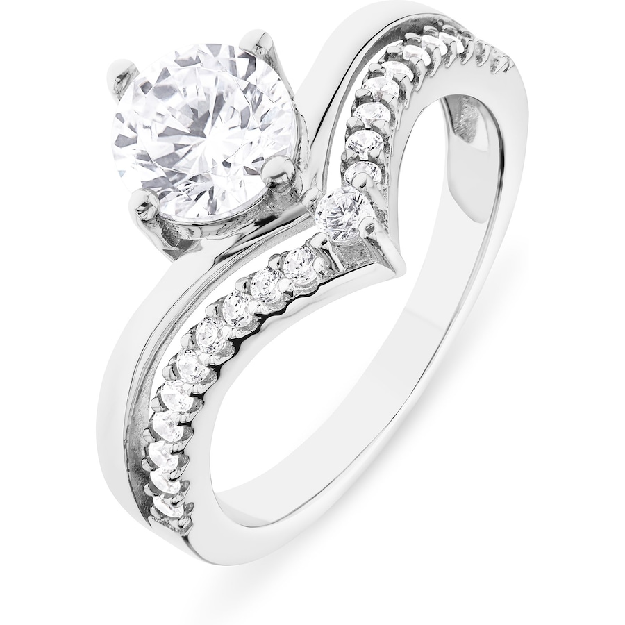FAVS Damenring 925er Silber 54 Damen