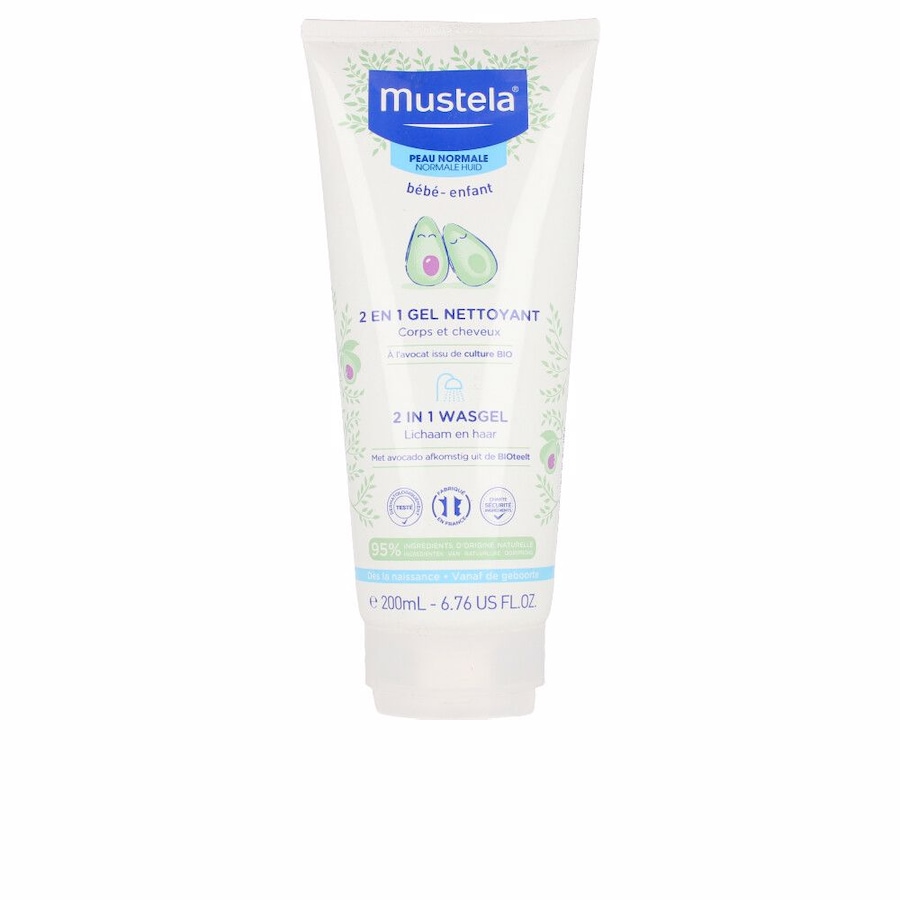 Mustela Bébé 2 In 1 Haar- Und Körperwäsche 200 ml