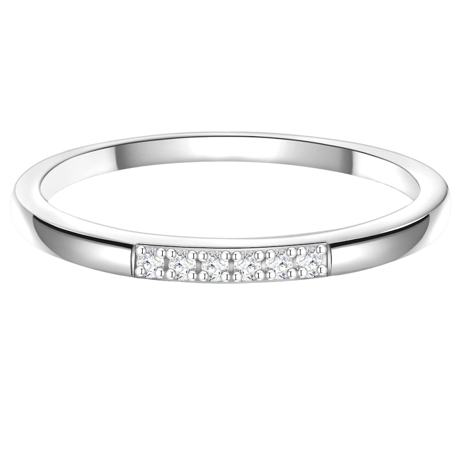 Glanzstücke München Ring aus Sterling Silber in silber mit Zirkonia 48 Damen
