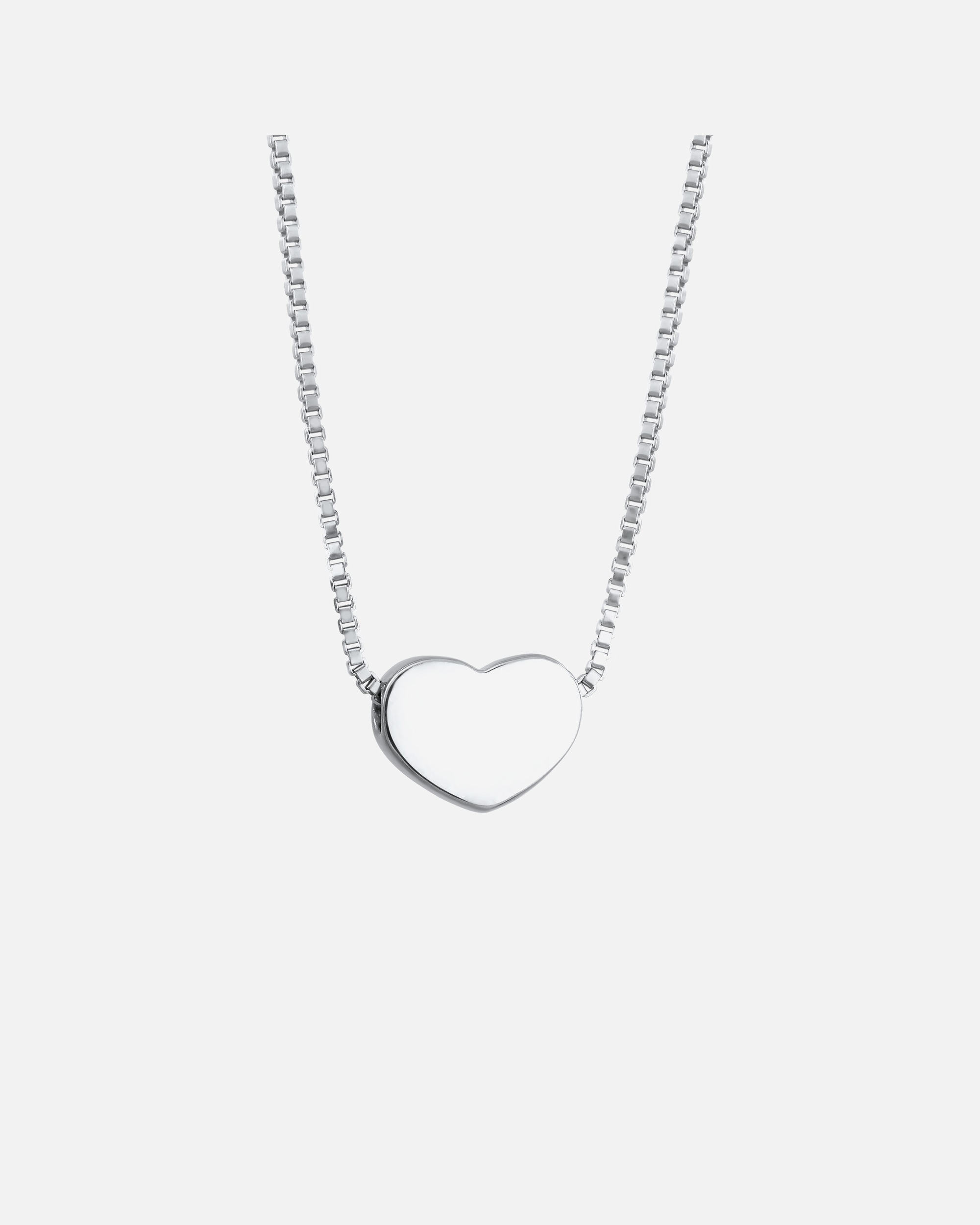 Halskette für Weiblich Elli Herz Schlicht Symbol Liebe Venezianer 925 Silber silberfarben