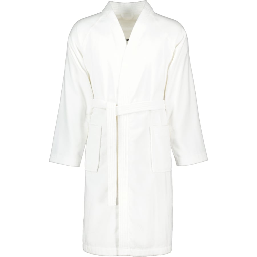 Vossen Bademäntel unisex Kimono Dallas weiß - 0300 L Weiss