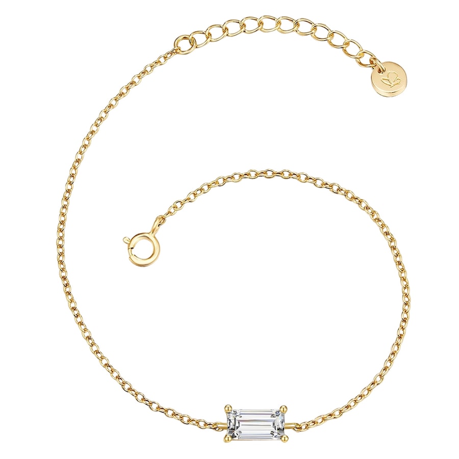 Glanzstücke München Armband Sterling Silber Zirkonia in Roségold 17,0 cm Basislänge + 3,0 Verlängerung Damen