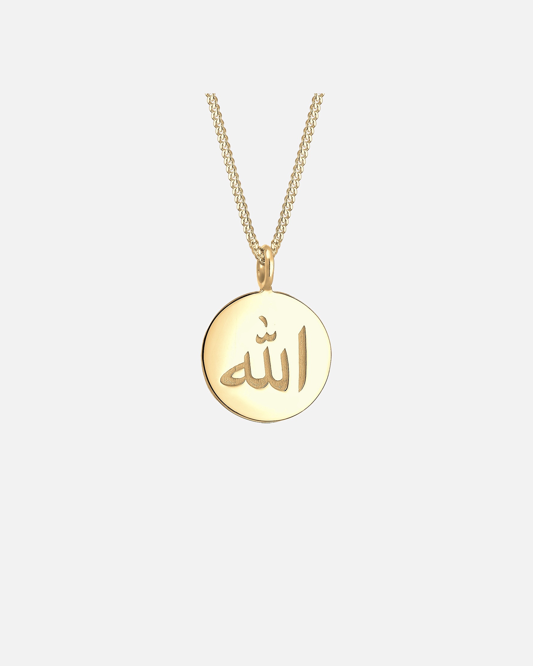 Halskette für Weiblich Elli Schriftzeichen Geo Symbol 925 Sterling Silber goldfarben
