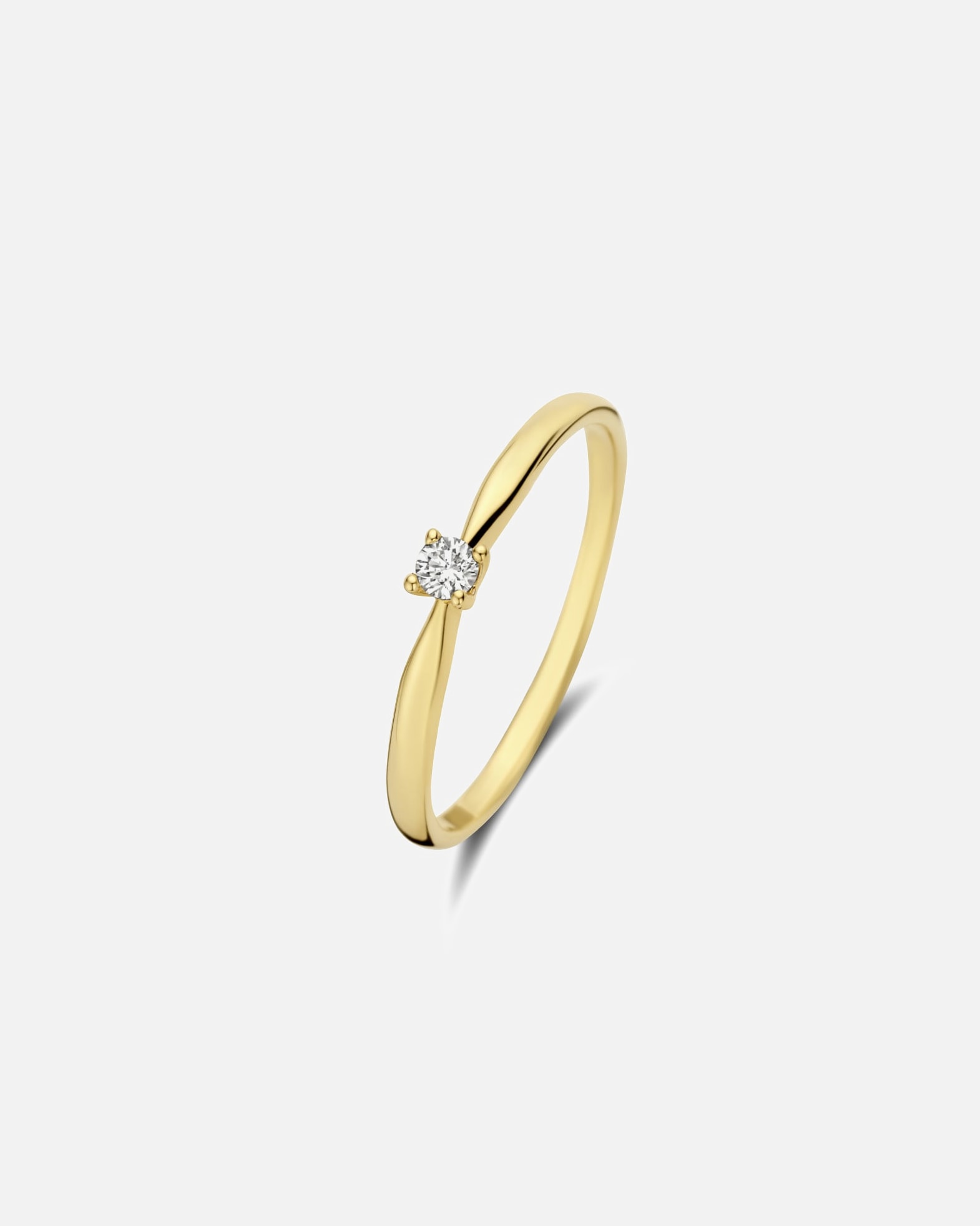 Ring für Weiblich Isabel Bernard Isabel Bernard De la Paix Céline 14 Karat | Gold Ring | Diamant 0.05 Karat | IBD330001-48 Isabel Bernard De la Paix Céline 14 Karat | Gold Ring | Diamant 0.05 Karat | IBD330001-48