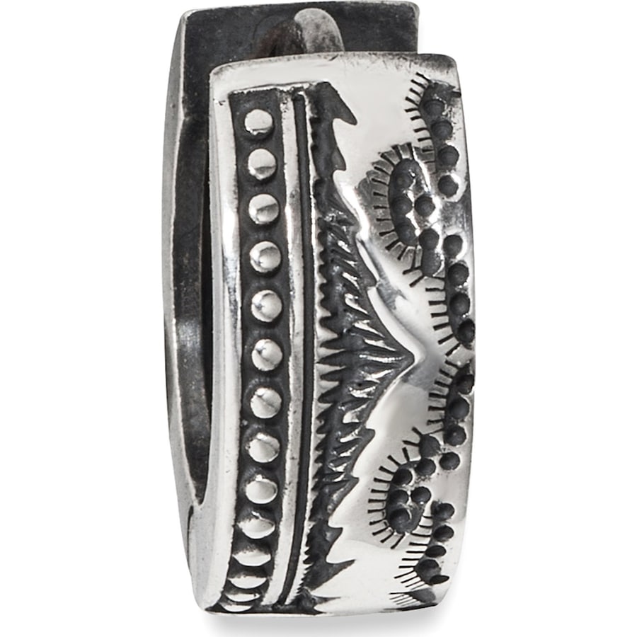 caï Einzelner Ohrschmuck 925er Silber One Size Weiss Herren
