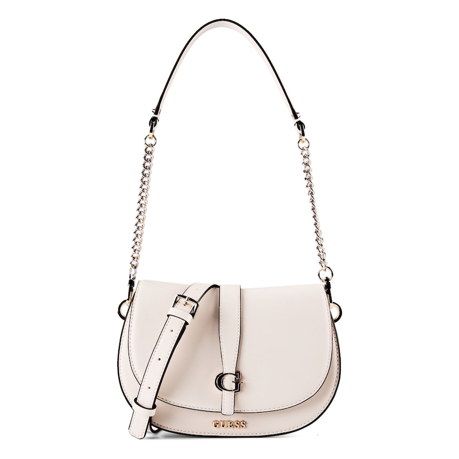 Guess Carrie Schultertasche stone Weiss Damen