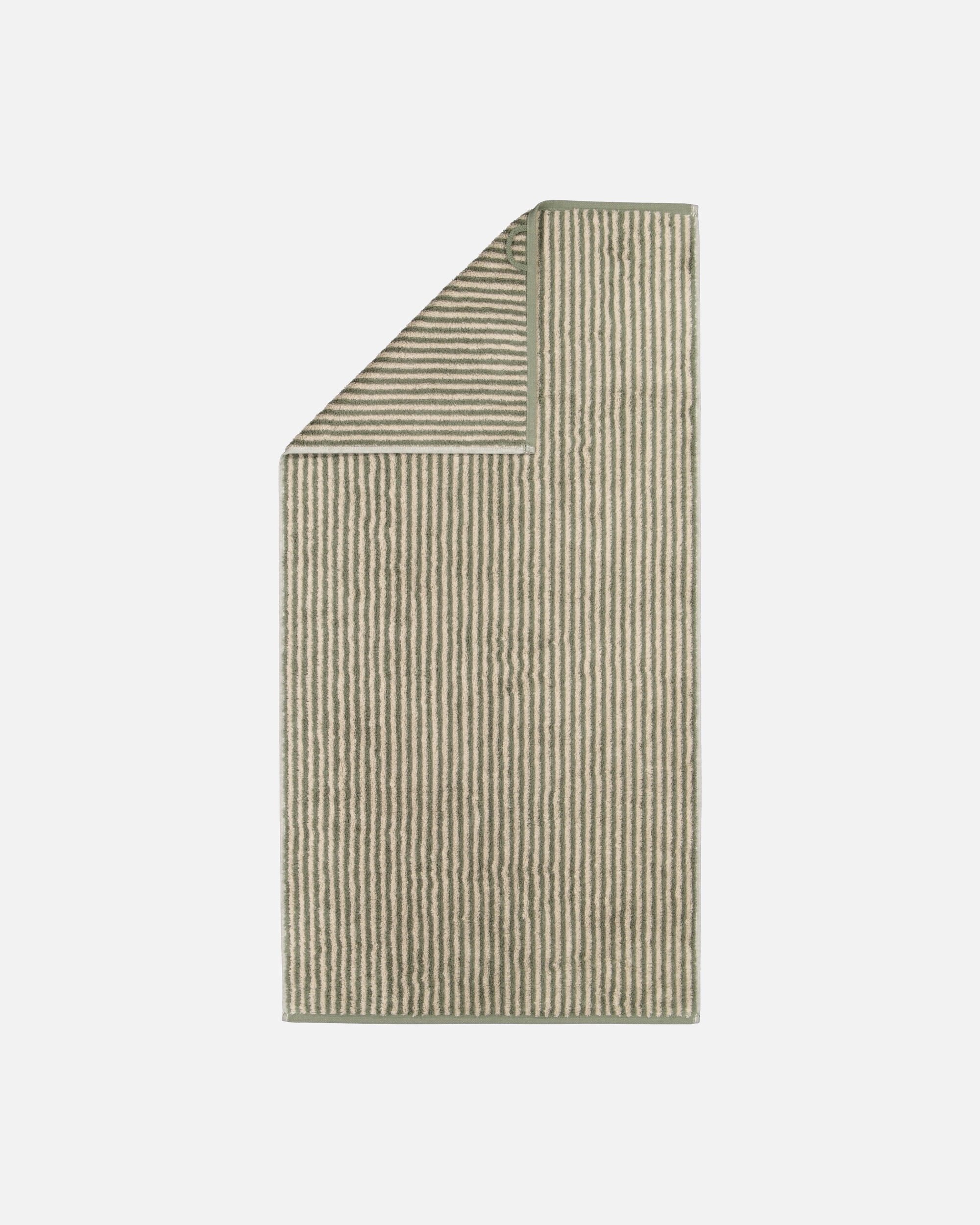 Handtuch für Unisex Cawö Cawö Handtücher Two-Tone Stripes 480 field - 34 Handtuch 50x100 cm