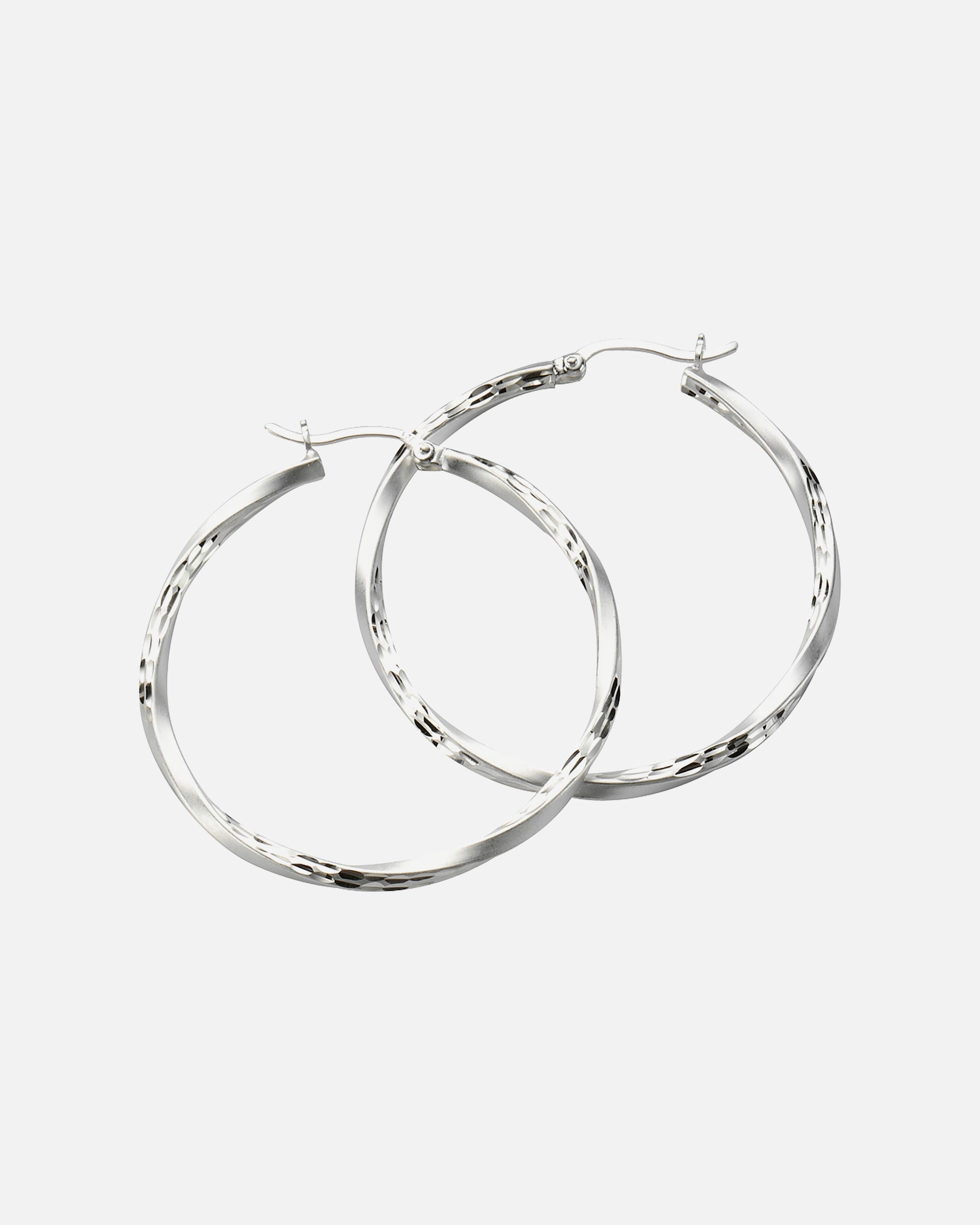 Creolen für Weiblich Celesta Creolen 925/- Sterling Silber ohne weiß