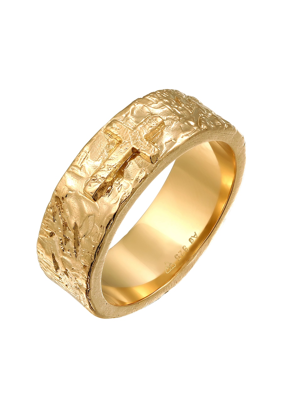 Haze & Glory Bandring Kreuz 925 Silber 66 Herren