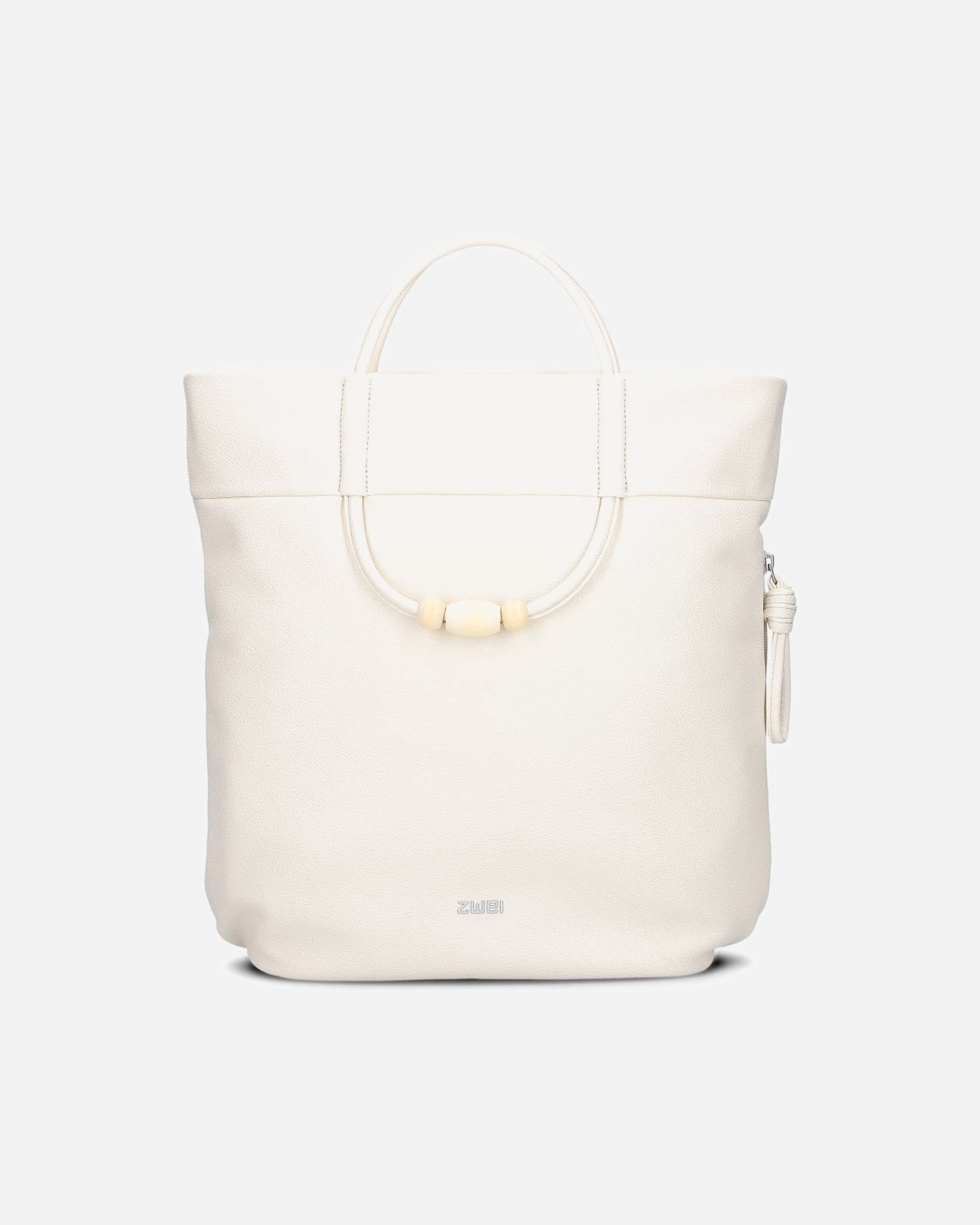 Clutch für Männlich ZWEI Perla Schultertasche off white