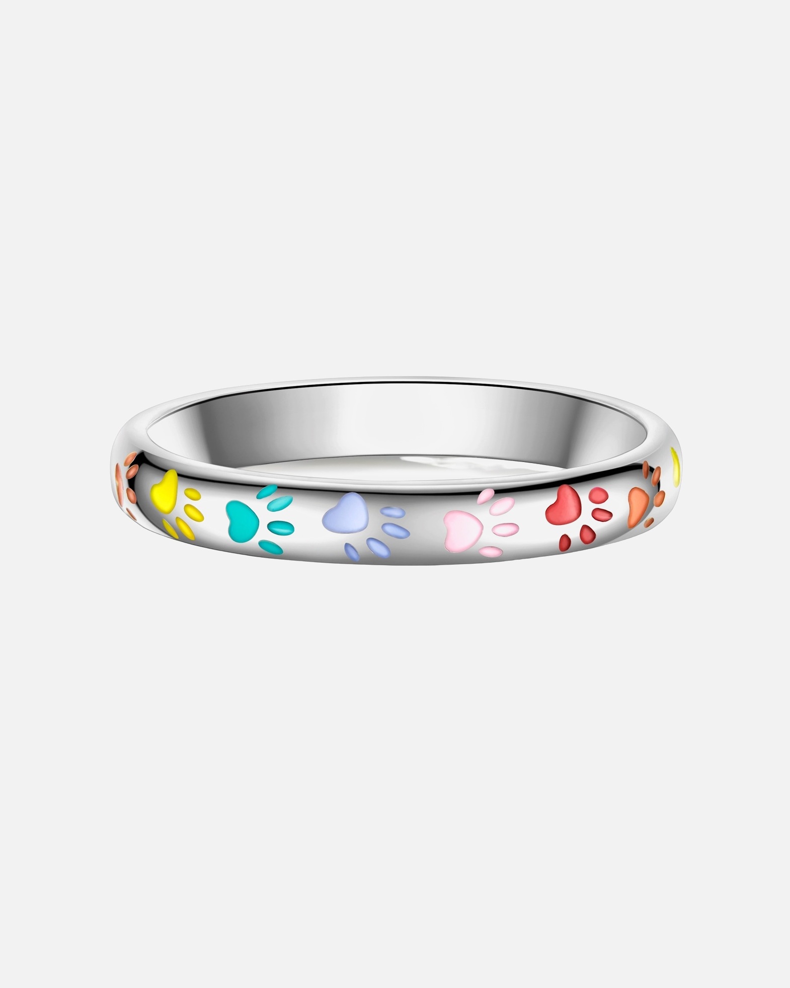 Ring für Weiblich Rafaela Donata Ring Pfoten aus Sterling Silber in Silber 58