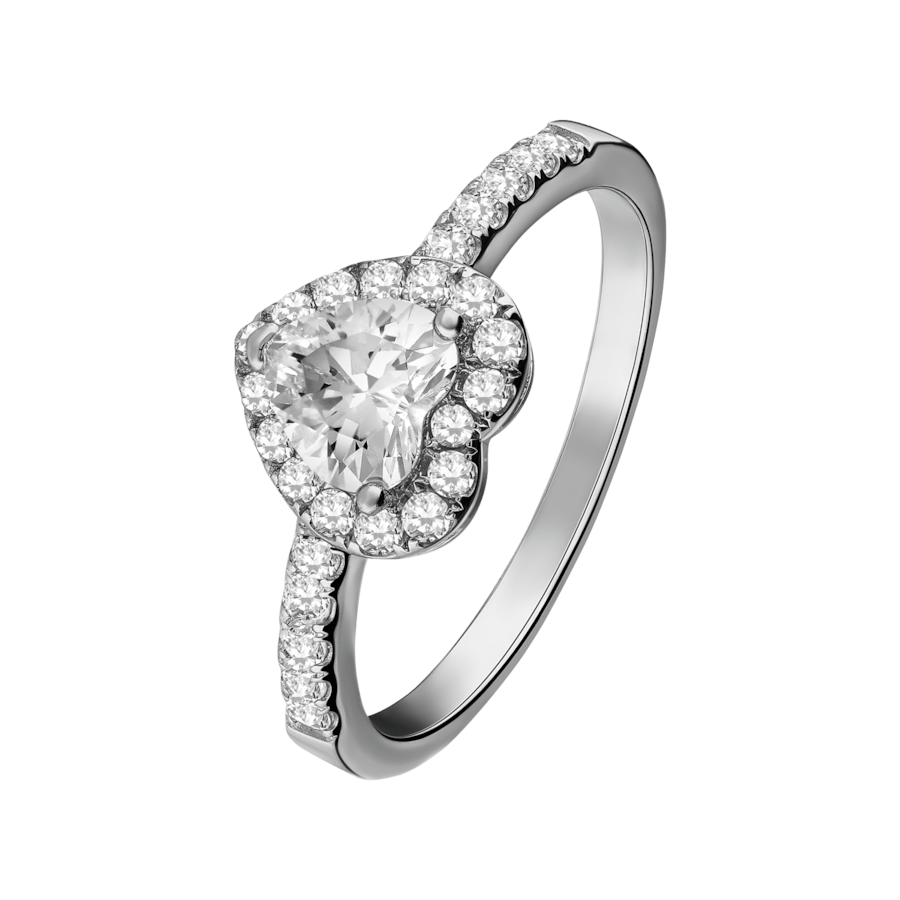 Lucardi Ring 925 Silber - 58mm Damen
