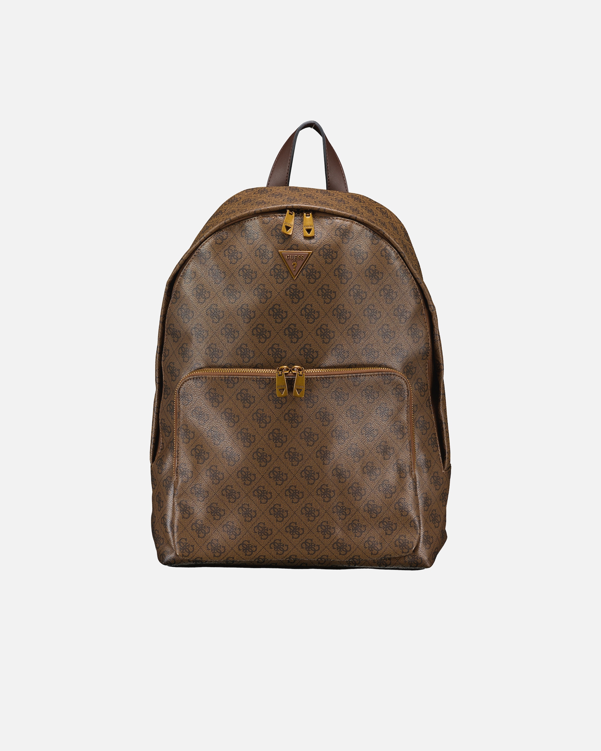 Rucksack für Unisex Guess Rucksack Milano 4G-Logo mit Laptopfach 15 Zoll Coffee