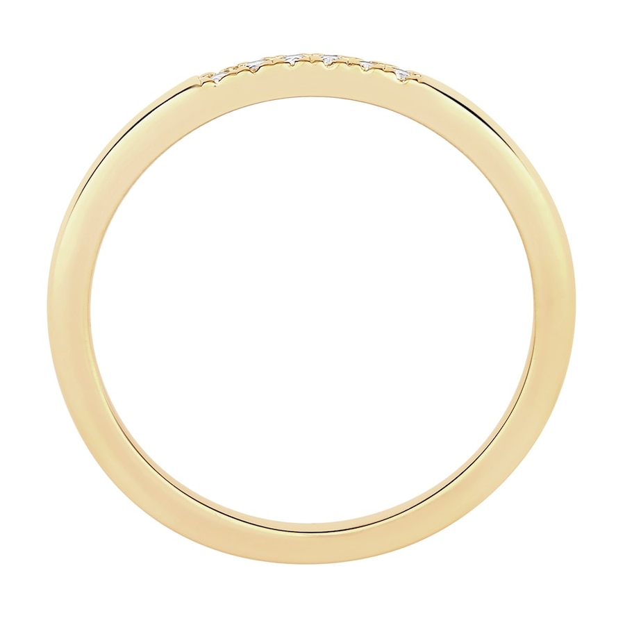 Glanzstücke München Ring aus Sterling Silber in gelbgold mit Topas 58 Damen