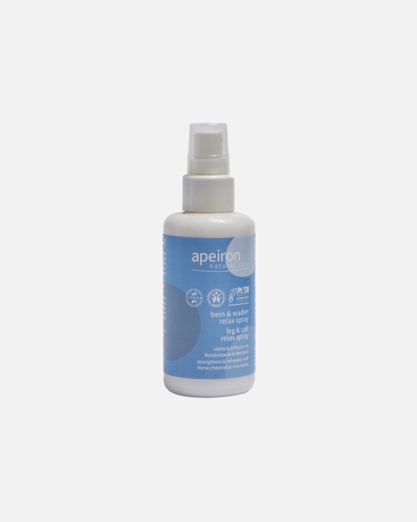 Hand- & Fußpflege für Unisex Apeiron Bein & Waden - Relax Spray 100 ml