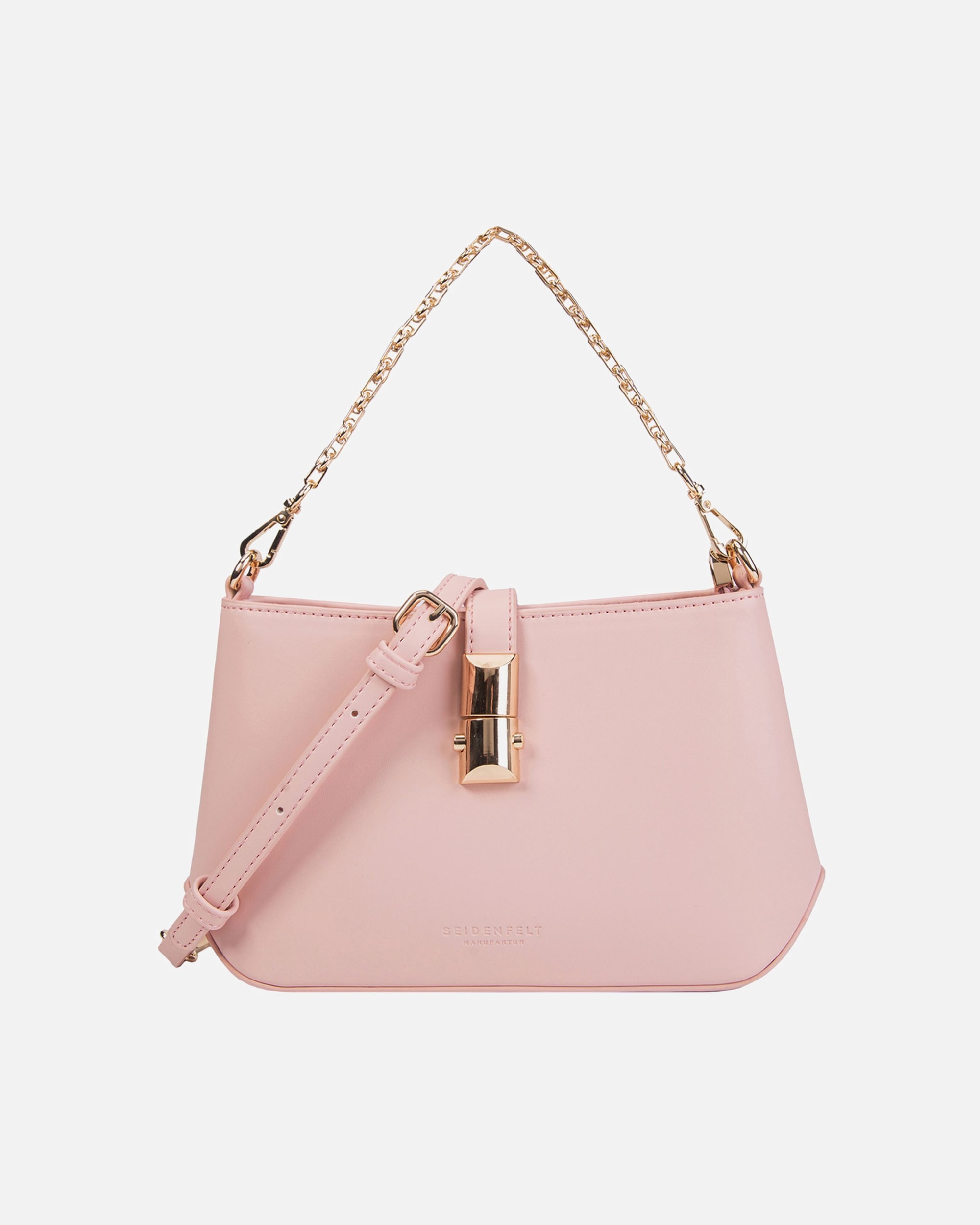 Tasche für Weiblich Seidenfelt Lilla Ro Schultertasche powder pink