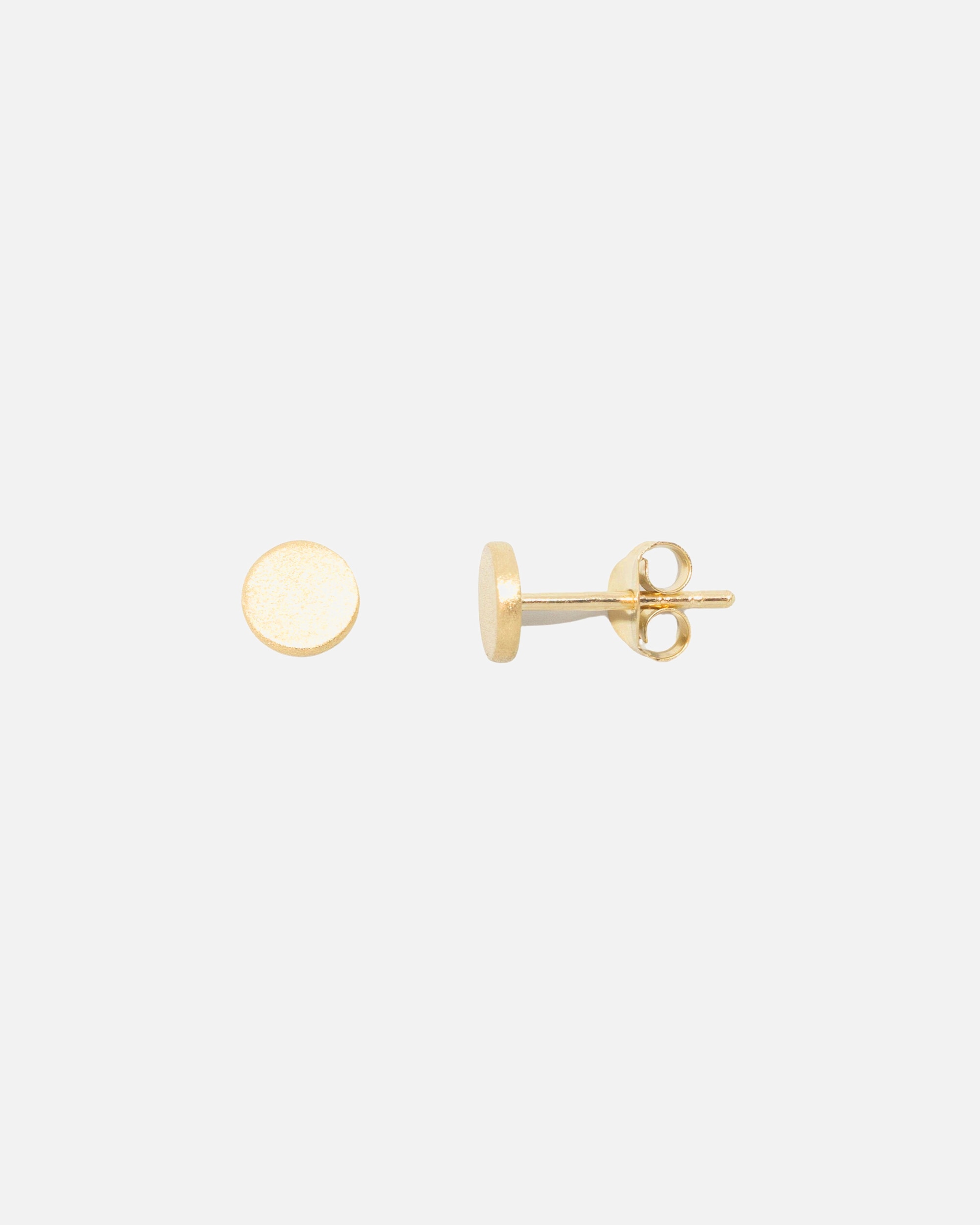 Ohrringe für Weiblich fejn Default Brand Line Ohrringe Satin Disc nachhaltiger Echtschmuck Gold