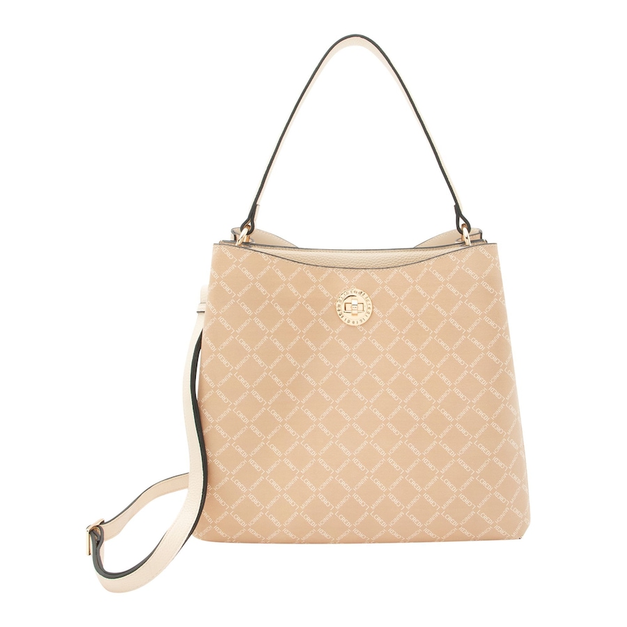 L.CREDI Filiberta Schultertasche white sand Grau Damen