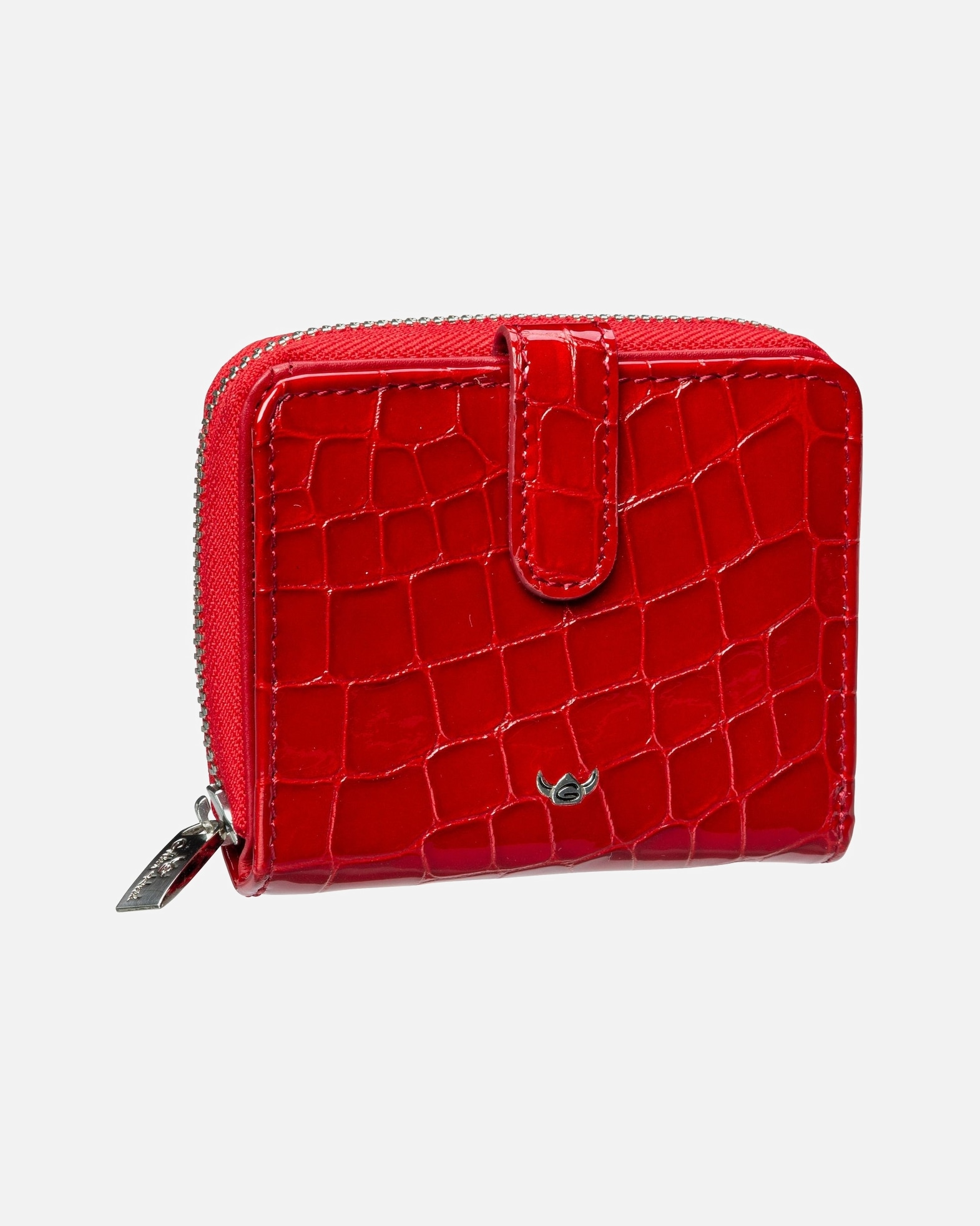 Portemonnaie für Weiblich Golden Head Cayenne Geldbörse RFID Leder 10 cm Kirsche