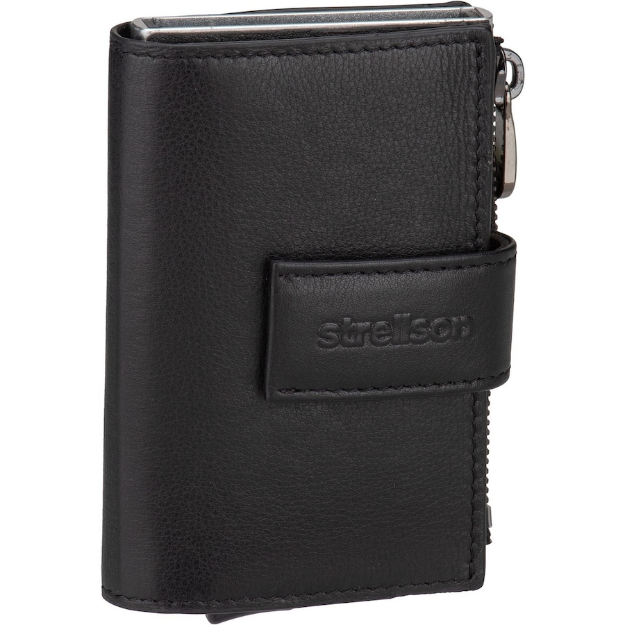 Strellson Geldbörse Carter C-Four E-Cage SV8 Black Schwarz