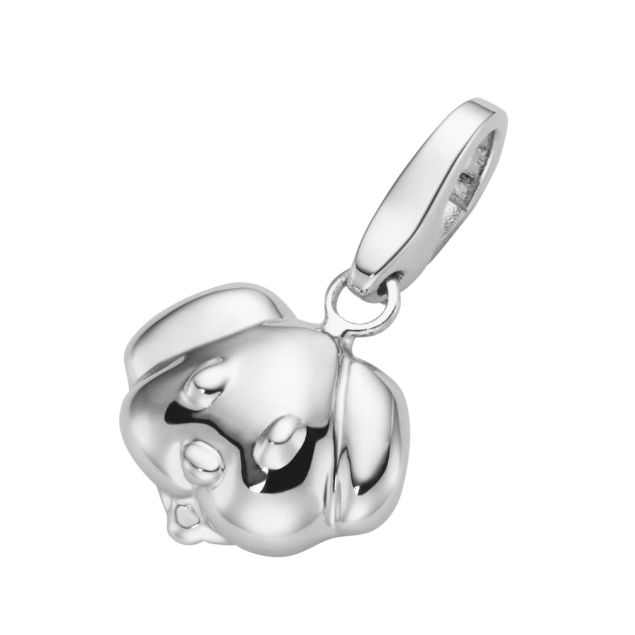 Giorgio Martello Milano Charm Hundekopf, Silber 925 Onesize Damen