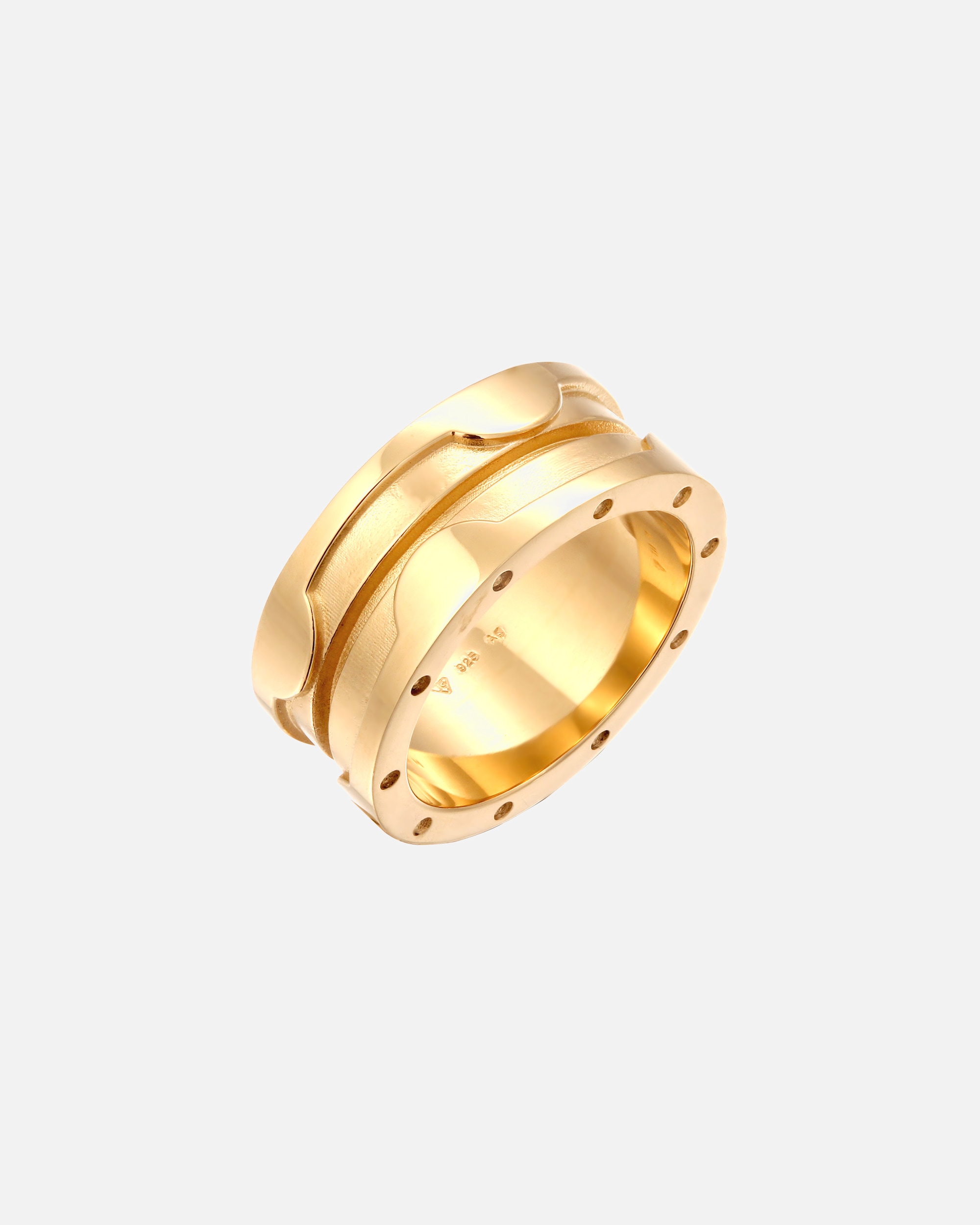 Ring für Weiblich Elli Bandring Chunky 925 Sterling Silber 56