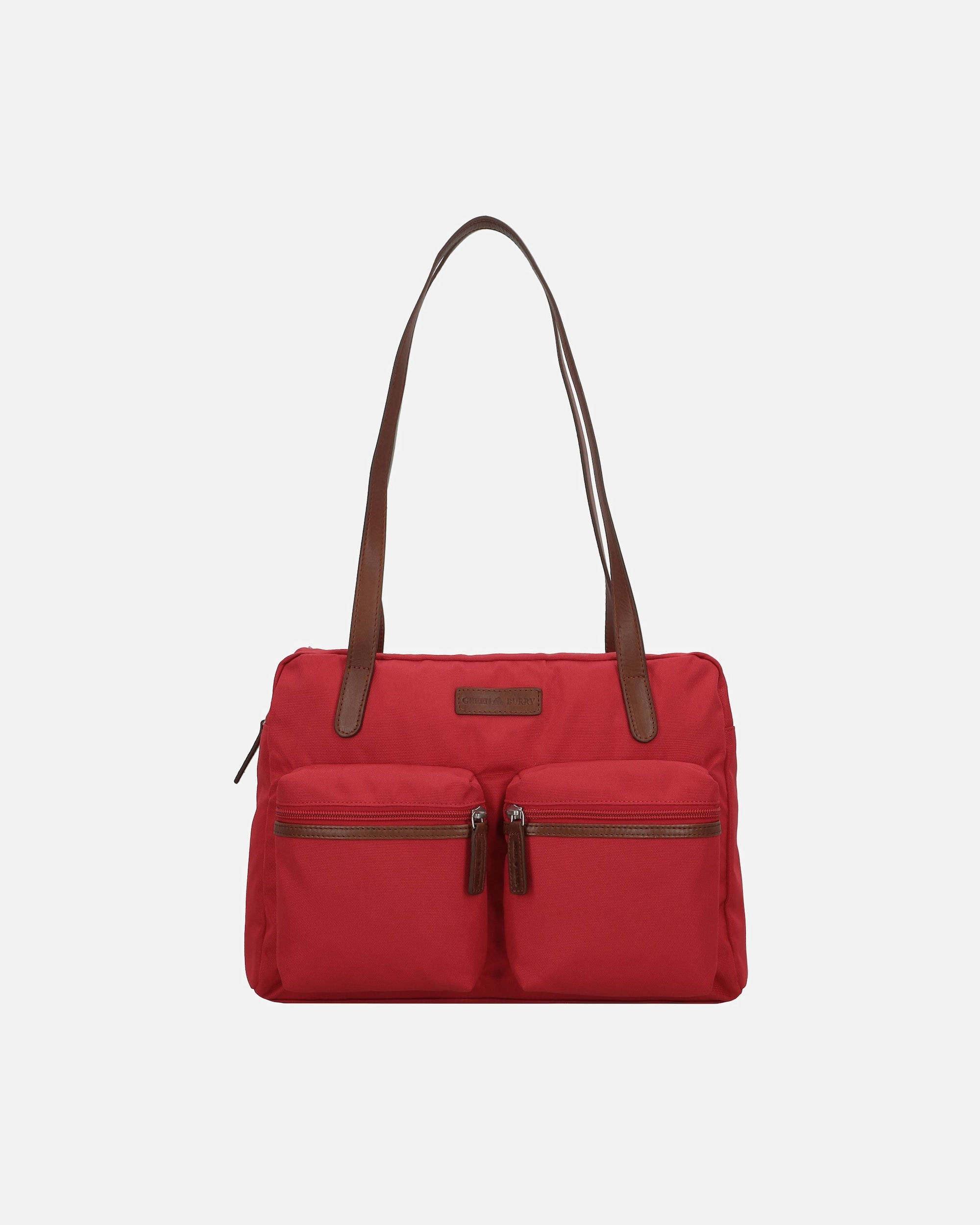 Tasche für Weiblich Greenburry Emily Schultertasche rot