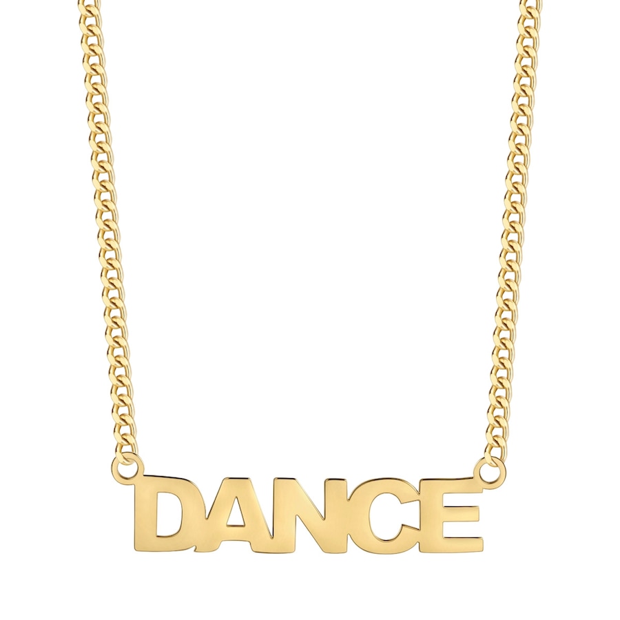 Eastside Halskette DANCE aus Edelstahl in Gelbgold 40,0 cm Basiskette + 5,0 Verlängerung Damen