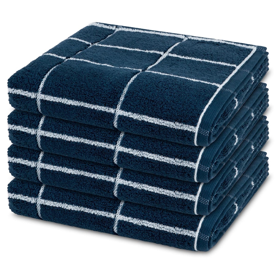 ROSS Handtuch-Set Sensual Skin (4er Set) Nachtblau Schwarz