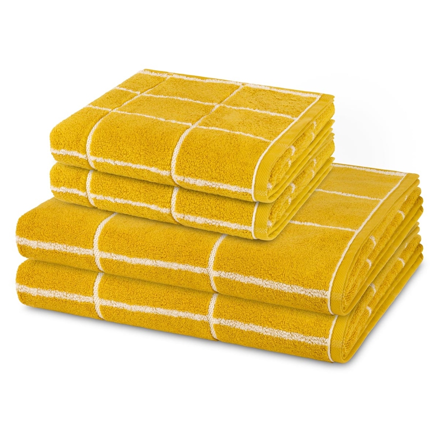 ROSS Handtuch-Set Sensual Skin (4-teilig) Senf Gold