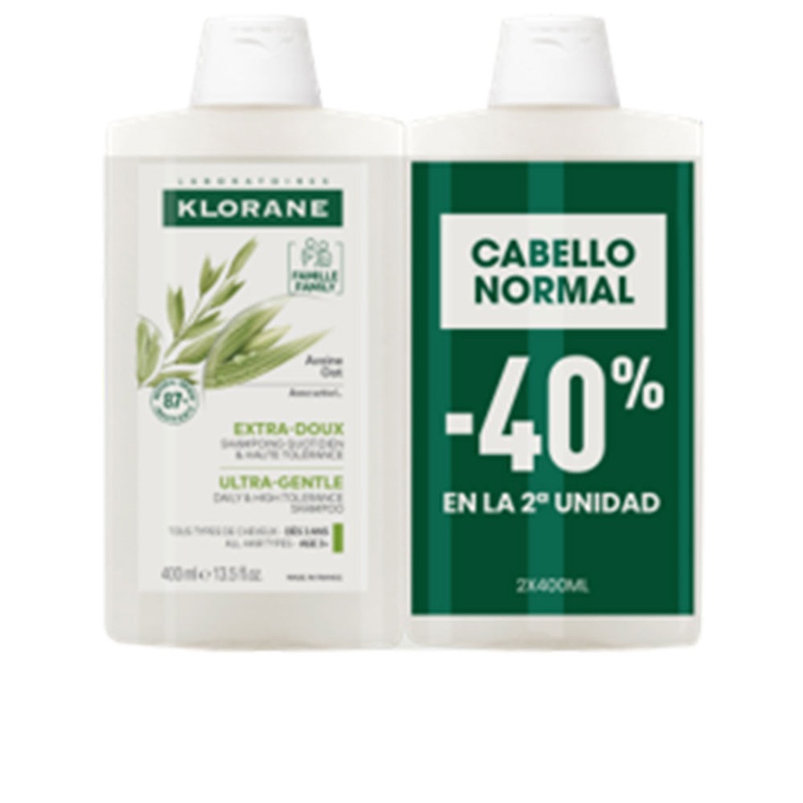 Klorane OAT MILK extra sanftes Shampoo-Duo 400 ml